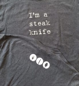 I'm a steak knife T-shirt | leahdecesare.com